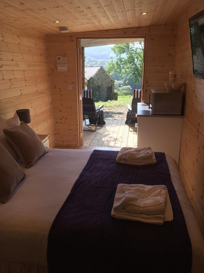 Romantic Getaway Luxury Wooden Cabin With Private Hot Tub And Bbq Aberystwyth Exteriör bild